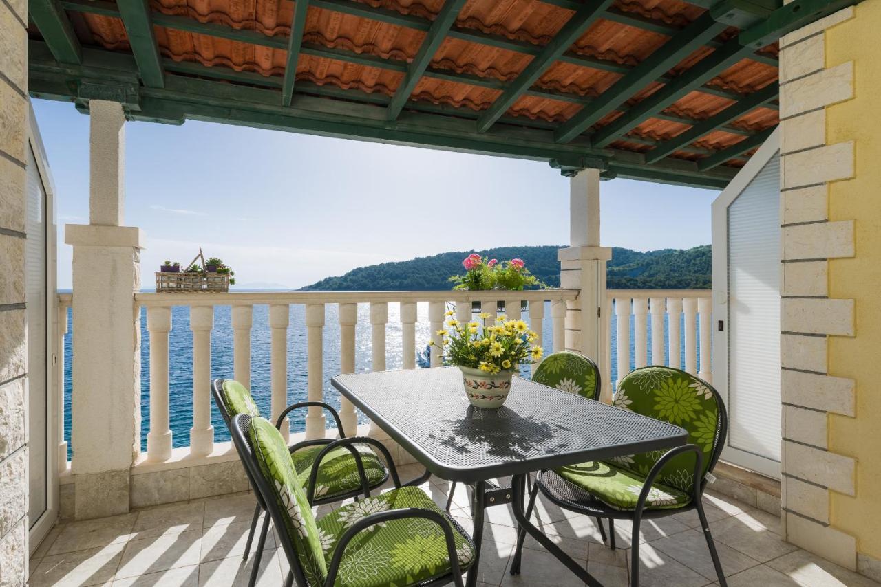 Superb Beachfront Luxury Seaview With Private Beach Milna  Dış mekan fotoğraf